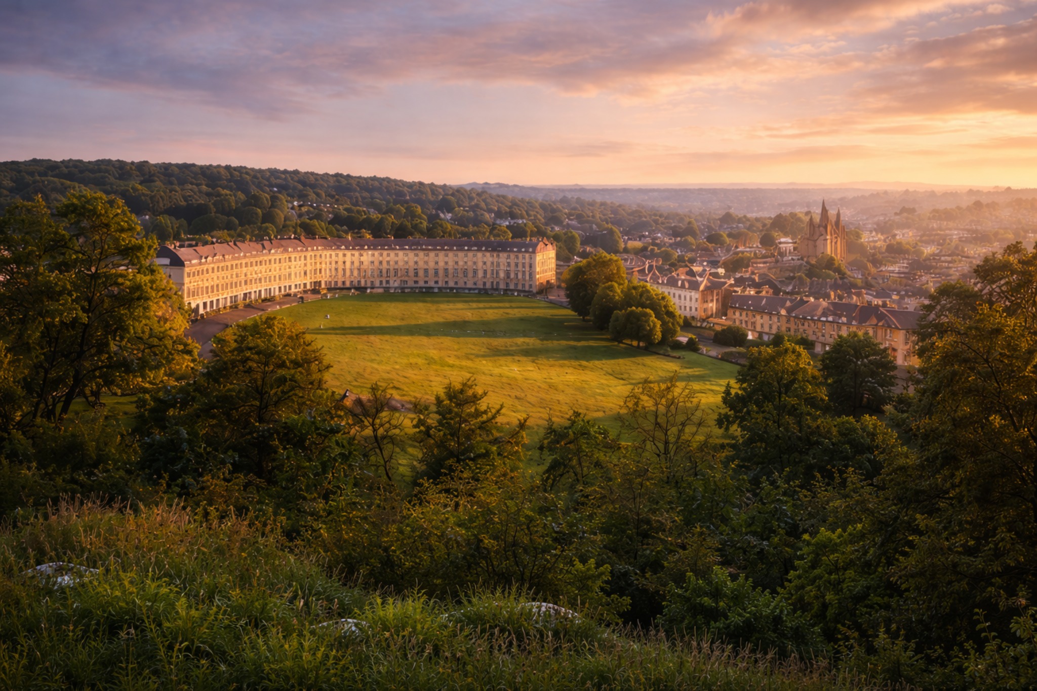 Bath skyline